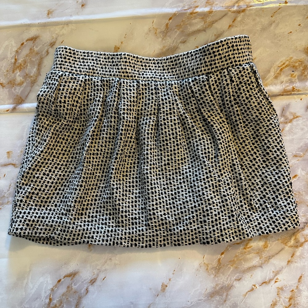DVF - Tweed Mini Skirt w Pockets Size 0